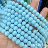 Contas de vidro imitação de cor sólida contas de jade contas soltas DIY feito à mão colar pulseira contas joias acessórios atacado