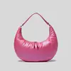 Liquidação: Bolsa Tote de Algodão com Enchimento de Penas Grande Capacidade Outono/Inverno Bolsa Nuvem Bolha Bolsa de Pelúcia Bolsa Transversal de Ombro Feminina