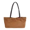 Bolsa Tote Vintage de Alta Calidad para Mujer 2026 Bolso de Hombro Casual de Gamuza Bolso de Mano de Gran Capacidad