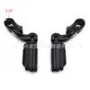 Acessórios de Modificação para Motocicleta Pedal de Pé em Liga de Alumínio Suporte de Pedal de Pé Modificado Conjunto de Pedais de Pé 32mm