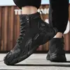 Botas de Trabajo Martin Gruesas Antideslizantes Resistentes al Desgaste de Caña Alta para Hombre para Exteriores Otoño/Invierno Nuevo Estilo Moda Deportivas de Tobillo para Hombre