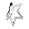 Pinza de Presión Estrella de Cinco Puntas de 3/4/6cm Hecha en Guangzhou, Sin Níquel Color Plata Blanca K Pinza de Presión Pinza para el Cabello DIY Accesorios para la Cabeza Accesorios