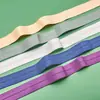 Banda Elástica Gruesa de Rayas Horizontales Acanaladas Plegada de 2 cm para Puños y Dobladillo de Chaqueta de Plumas