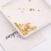 Tubo de Posicionamento Ouro 14K Preenchido Fecho Plano Banhado a Cobre Contas Tubulares Fixas DIY Pulseira Handmade Colar Fecho de Extremidade Pequenos Acessórios