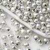 Sino Pequeno Plano Aberto Eletrodepositado a Vácuo em Cores Dourada e Prateada Acessórios para Pulseira Colar Feitos à Mão DIY Acessórios de Joias com Contas