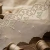227442 Adornos de Encaje Bordado Accesorios Malla de Tencel Diseño Perforado para Ropa de Mujer y Niña Decoración de Falda