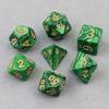 Juego de Mesa de Dados Números Juego de Impresión Acrílico Dnd Dados Multilado Transfronterizos Llavero Colgante de Juego de Rol DIY