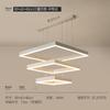 Uau, o Lustre da Sala de Estar é uma Luminária Moderna Minimalista Estilo Nórdico para a Sala de Jantar, Apresentando um Design Minimalista de Vela Branca, uma Grande Luminária Principal
