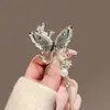 Novo Grampo de Cabelo Vintage Borboleta Estilo Chinês para Mulheres, Presilha Bico de Pato com Franja, Grampo Simples para Franja e Cabelo Lateral, Acessório de Cabelo
