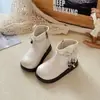 Outono 2025 Novas Botas Martin Femininas Moda Simples Laço Botas Princesa Moda Meninas Botas Baixas Tendência