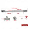 Varilla de Soporte Neumático Especial de 6 y 8 Pulgadas para Levantar Puertas de Vidrio, Varilla de Soporte Hidráulico para Puerta de Marco de Aluminio Minimalista, Amortiguador de Gas Telescópico Corto