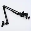 Suporte de Mesa Giratório Dobrável para Celular e Tablet Tipo Braço Cantilever, Suporte de Metal para Transmissão ao Vivo e Filmagem 360 Graus