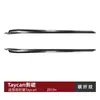 Adequado para Modelos Porsche Taycan 2019+, Saias Laterais, Contornos do Spoiler, Decoração Externa, Acessórios de Modificação Transfronteiriços, Padrão de Fibra de Carbono