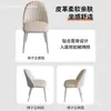 Escritorio de Piedra Sinterizada de Lujo Ligero para Hogar Apartamento Pequeño Oficina Minimalista Moderna Escritorio de Computadora Estilo Crema Dormitorio Escritorio y Silla Blanco Puro