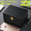Comercio exterior Amazon nueva caja de blindaje de señal de coche de cuero PU Faraday RFID protección contra radiación de teléfono móvil caja antirrobo