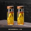 Botella de vidrio para vino de ginseng Gnas sellada de alta gama especial engrosada tarro de vino de alta gama botella vacía de vino medicinal 10 Jin Blanco