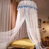 Mosquitero de piso con forma de cúpula, cobertura completa, nuevo modelo 2026, no necesita soporte, para dormitorio del hogar, no requiere instalación, montado en el techo, estilo princesa de palacio