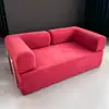 Sofá-cama de tecido dobrável e removível, lavável, de uso duplo, compactado a vácuo, para a sala de estar, modular, adequado para dormir e relaxar, sofá reto Teddy