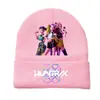 Gorro + Guantes 2025 Amazon Nuevo Drama Coreano Personaje de Dibujos Animados Estampado Gorro de Punto Gorro de Lana Gorro Cálido