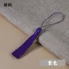 Marcador de Libro de Borla Corta Gruesa de 8 cm, Nudo Chino de Poliéster, Colgante de Borla Pequeña, Colgante de Abanico, Borla de Disfraz de Boca Cerrada, Accesorios de Manualidades DIY