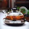 Tetera de Vidrio para el Hogar Teteras para Té Rojo y Verde Taza Ratón Nuevo Estufa Cerámica Eléctrica Tetera Eléctrica Cafetera Personal para Té