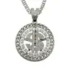 Comercio Exterior Joyería Creativa Nuevo Estilo Fresco Exagerado para Hombre Hip Hop Europeo y Americano Colgante de Diamante Collar