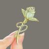 Broche de Ojo de Gato Rosa Sentido de Alta Gama Nicho de Alta Gama Ramillete Nariz Francesa para Mujer Accesorios de Alta Gama Pines de Pedrería Lote