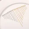 Acero Inoxidable Aguja en Forma de 9 Aguja para Perlas Hecho a Mano DIY Pasador Pendientes Colgante Cadena de Teléfono Accesorios de Joyería Materiales