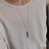 Collar de Cadena Larga con Colgante de Borla Estilo Blogger Coreano de Moda para Mujer Cadena para Suéter Larga Versátil Gargantilla de Moda