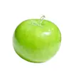 Juguete squishy de manzana verde realista, hecho de goma suave TPR con rebote lento, un gadget para aliviar el estrés y la descompresión con forma de fruta