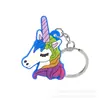 Llavero de Unicornio Mochila Ropa Cadena Decorativa Bolso Colgante Llavero Damas Decorativo Pequeños Regalos LOGOTIPO Imprimible