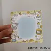 10x tarjeta cuadrada de 10 cm con reverso de tarjeta material diy accesorios embalaje exhibición en vivo cartón tarjeta papel para reverso de tarjeta