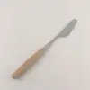 Cubiertos de Acero Inoxidable con Mangos de Madera de Haya, Cucharas, Tenedores, Palillos, Tenedores para Fruta Engrosados, Cucharas para Mezclar, Tenedores para Pastel, Cucharas para Comer