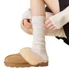 Colección de otoño e invierno: Calcetines de caña media de fondo plano Qiansongyi, calcetines largos para adultos, muy recomendados por su comodidad y estilo