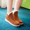 Novos Modelos 2026, Tamanhos 33-43, Botas Curtas Quentes para Neve para Mulheres, Novas Botas de Solado Grosso para Venda Transfronteiriça