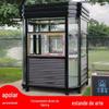 Cabine de segurança de aço inoxidável Sala de serviço de guarda ao ar livre Entrada e saída Carregamento Cabine de segurança móvel Personalizada Estoque pronto
