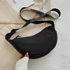Bolsa Transversal de Nylon Bolsa de Ombro Feminina Estilo Coreano Fashionável Versátil de Alta Qualidade Nicho Bolsa de Trabalho
