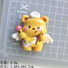 Accesorios de resina con forma de oso de flores, crema de gel, accesorios para el cabello, funda para teléfono móvil, llavero, taza de agua, hebilla para zapatos.