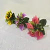 5 Flores de Bonsai Lírio-Calla para Decoração de Casa, Plantas Verdes Lírio-Calla Artificiais, Plantas Artificiais para Exibição em Sala de Estar de Hotel