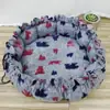Tapete para ninho de gato, casinha redonda, ninho de gato, universal para quatro estações, interno, ninho, tapete de ninho de abóbora pequena, suprimentos para ninho de animal de estimação, pequeno