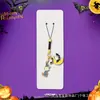 Pingente Caveira de Halloween Transfronteiriço Fantasma de Terror Bolsa de Abóbora Chaveiro de Metal Pingente Evento Pequeno Presente