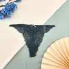 Encaje Calado Moda Encaje Liso Tangas para Mujer