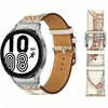 Adequado para Samsung Galaxy Watch 6 Classic Watch Pulseira de Couro Genuíno Watch5/4 Couro Curvo