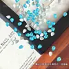 Pedras de strass para nail art com zircônia de base reta em formato de gota d'água, pedras de strass facetadas irregulares brilhantes em formato de flor para decoração de unhas
