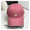 Nova Boné de Beisebol Verão Feminino Secagem Rápida Moda Coreana Simples Letra m Versátil Aba Curva Chapéu de Sol Boné Bico de Pato