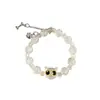 Pulsera de Cuentas Cristalizadas Agrietadas de Gato de Dibujos Animados Dulce de Hada Súper Joyería Versátil de Nicho para Mujer Pulsera de Cuentas Glaseadas Venta al por Mayor