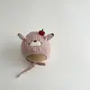 Gorro de Invierno para Bebé Yipan Estilo Nuevo Súper Lindo Gorro para Bebé con Protección para las Orejas con Acolchado de Algodón para Calidez Gorro Tejido de Punto Moderno