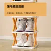 Zapatero Doméstico de Plástico Simple Multicapa para Entrada, Armario Pequeño Estrecho Multifuncional para Almacenamiento de Zapatos en Dormitorios Interiores y Apartamentos de Alquiler