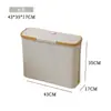 Cesta de almacenamiento de pañuelos transfronteriza caja de almacenamiento para artículos varios transparente de baño hogar dormitorio bambú nan con tapa cesta de almacenamiento