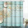 Comercio Electrónico Transfronterizo Suministro Directo Delfín Estrella de Mar Caballito de Mar Concha Tortuga Cortina de Ducha Baño de Playa Prueba de Humedad Prueba de Moho Impermeable Aislamiento